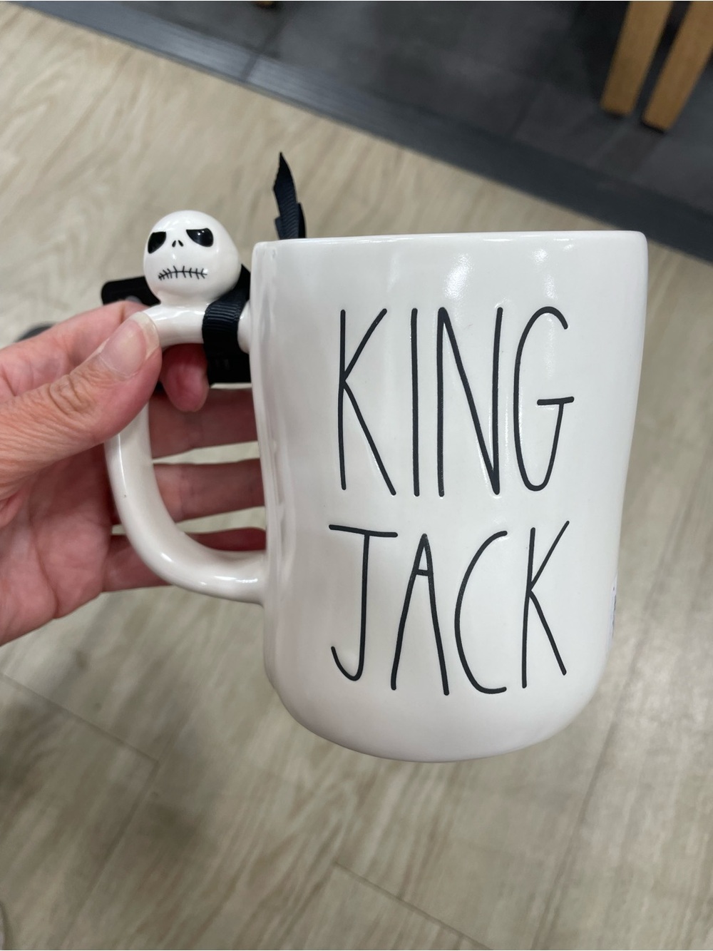 NEW Rae Dunn x The Nightmare Before ChristmasKing Jack Mug with Character Handle